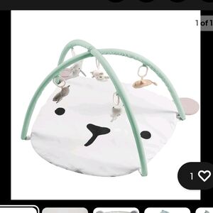 Mint Green and White Play Gym for Kids